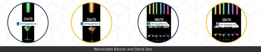 Retractable Banner and Stand Sets